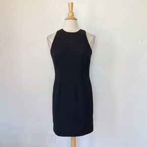 Vintage 90’s Black Embellished Sleeveless Dress